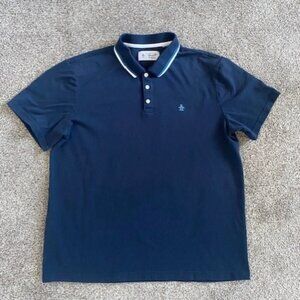 ORIGINAL PENGUIN Men's Navy Blue Polo Shirt XL
